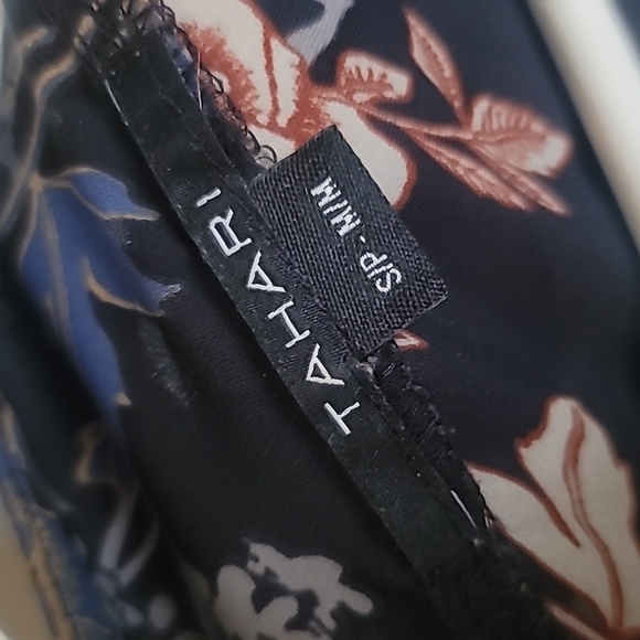 Tahari Floral Sheer Bohemian Kimono Style Cardigan Small to Medium - Picture 9 of 11